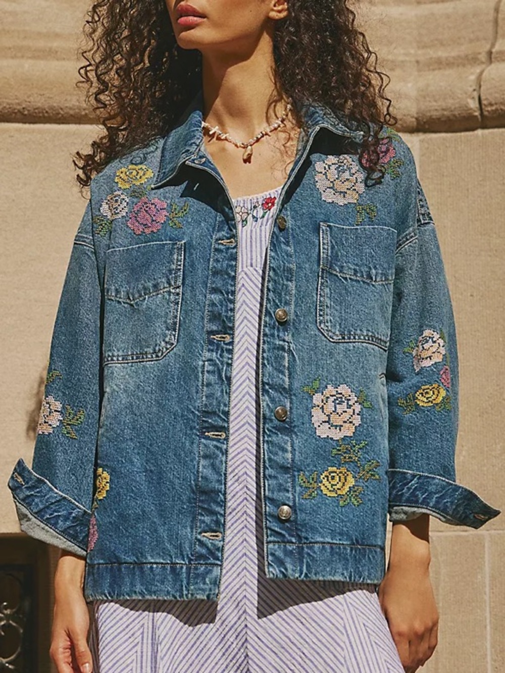 We the free madison city Embroidered Jacket - Picture 2 of 8